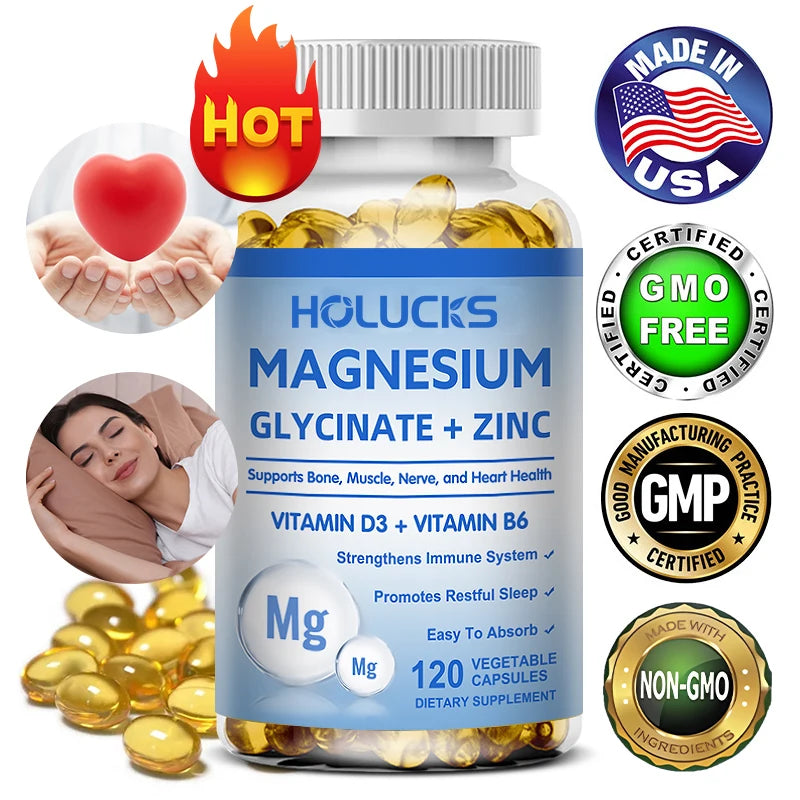 Vaytric 8-in-1 Magnesium Complex - Premium sleep and stress support supplement with 8 essential forms