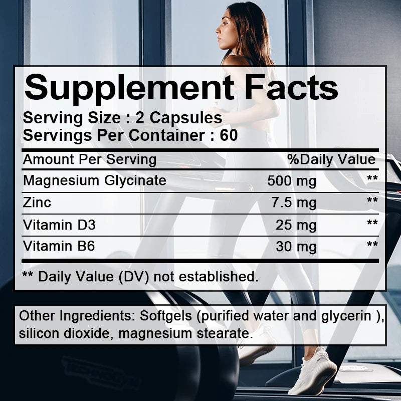 Magnesium capsules - 8 essential forms including glycinate, taurate, citrate, malate